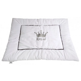 Boxkleed Jollein Crown White (80 x 100 cm)