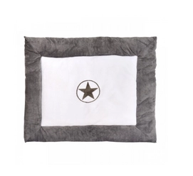 Boxkleed Jollein Circle Star Grey Coral