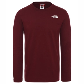 Long Sleeve T-Shirt The North Face Men LS Easy Tee Deep Garnet Red