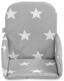 Coussin Chaise Haute Jollein Little Star Gris