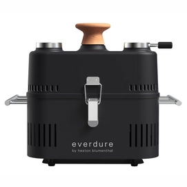 Houtskool Barbecue Everdure Cube 360 met Gereedschapset Zwart