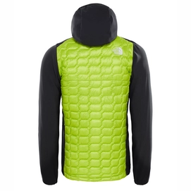Jas The North Face Men New Thermoball Hybrid Hoodie Lime Green TNF Black
