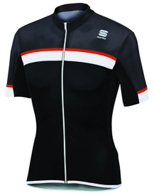 Fietsshirt Sportful Men Pista Jersey Black White