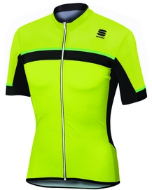 Fietsshirt Sportful Men Pista Jersey Yellow Black