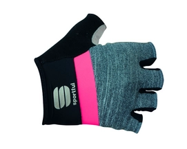 Fietshandschoen Sportful Men Giara Coral Fluo Black