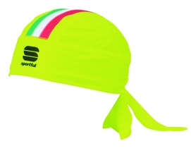 Bandana Sportful Italia Bandana Yellow Fluo Tricolore