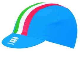 Pet Sportful Italia Cap Electric Blue Tricolore