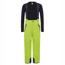 Ski Trousers The North Face Youth Snow Suspender Plus Lime Green