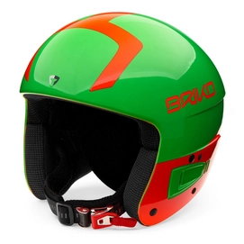 Skihelm Briko Vulcano Fis 6.8 Shiny Green Orange