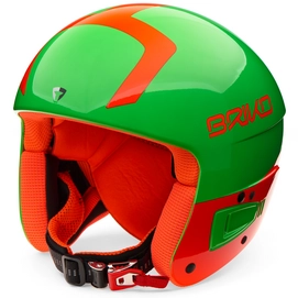Skihelm Briko Vulcano Fis 6.8 Jr Shiny Green Orange