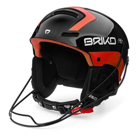 Skihelm Briko Slalom Shiny Schwarz Orange