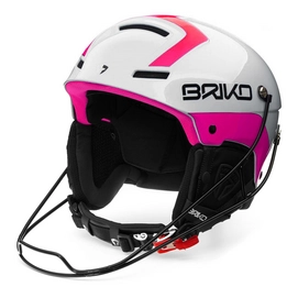 Skihelm Briko Slalom Shiny White Pink