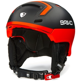 Ski Helmet Briko Stromboli Matte Black Orange Fluo