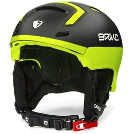 Skihelm Briko Stromboli Matt Black Yellow Unisex