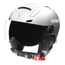 Skihelm Briko Stromboli Visor Photo Matt Shiny White Unisex
