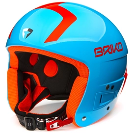Skihelm Briko Vulcano Fis 6.8 Fluid Inside Sh Sky Blue Orange F