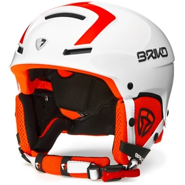 Skihelm Briko Faito Fluid Inside White Orange Fluo