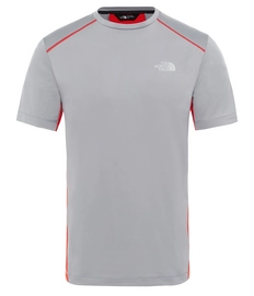 T-Shirt The North Face Men Apex Tee Mid Grey Fiery Red