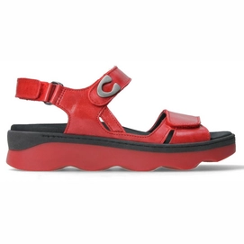 Sandale Wolky Medusa Reflex Leather Red Damen-Schuhgröße 37
