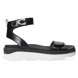 Sandale Wolky Plata Reflex Leather Black White Damen-Schuhgröße 37