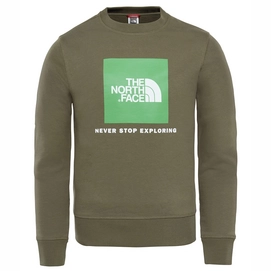 Jumper The North Face Youth Box Crew Burnt Olive Green