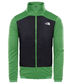 Jas The North Face Men Kokyu II Full Zip Flashlight Green TNF Black