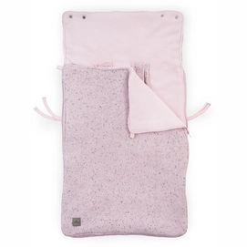 Voetenzak Jollein Comfortbag Groep 0+ 3/5 Punts Confetti Knit Vintage Pink
