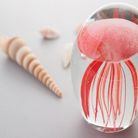 Sculpture Leonardo Jellyfish Oceano 10 Red