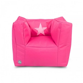 Fauteuil Jollein Beanbag Faded Star Fuchsia