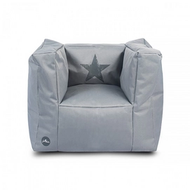 Fauteuil Jollein Beanbag Faded Star Grijs