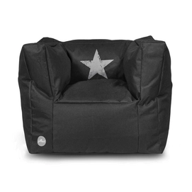 Fauteuil Jollein Beanbag Faded Star Black