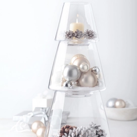 Windlicht Leonardo Natale Classico (Set van 3)