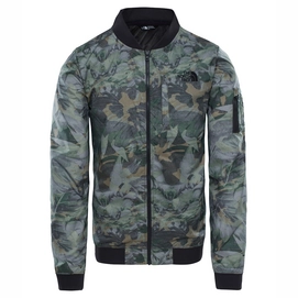 Jas The North Face Men Meaford Bomber English Green Camo Print