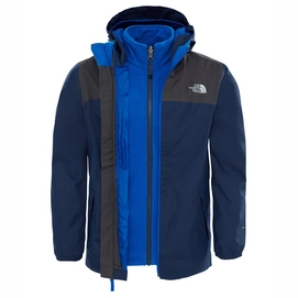 Winter Jacket The North Face Boys Elden Rain Triclimate Cosmic Blue