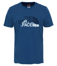 T-Shirt The North Face Men S S Mountain Line Tee Shady Blue