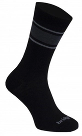Sokken Bridgedale Merino Sock Liner Black lt grey