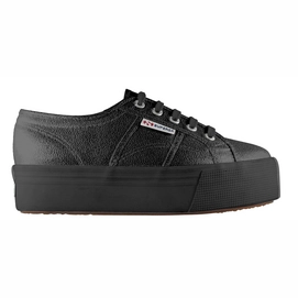 Sneakers Superga Women 2790 Linea Up and Down FlatForm Black-Shoe size 40