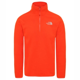 Fleece The North Face Men 100 Glacier 1/4 Zip Acrylic Orange