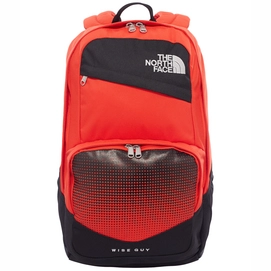 Daypack The North Face Wise Guy Fiery Red High Rise Grey