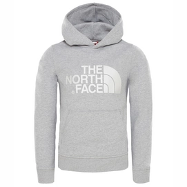 Pullover The North Face Youth Drew Peak Hoodie TNF Heather Hellgrau Kinder-L