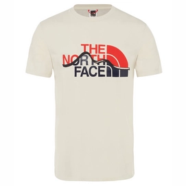 T-Shirt The North Face Men Mountain Line Vintage White