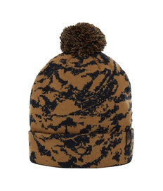 Beanie The North Face Ski Tuke V British Khaki Black Metal Trees Print