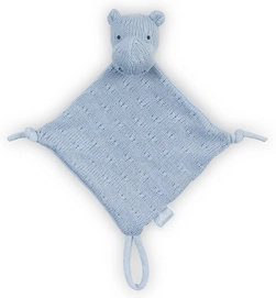 Speendoek Jollein Soft Knit Hippo Soft Blue