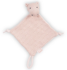 Speendoek Jollein Soft Knit Hippo Creamy Peach