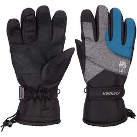 Handschuh Starling Jack Zwart Blau Grau Meliert