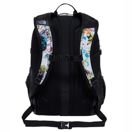 Rugzak The North Face Borealis Classic TNF Red Sticker Bomb Decay Print TNF Black
