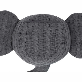 Wanddecoratie Jollein Dierenkop Cable Elephant Grijs