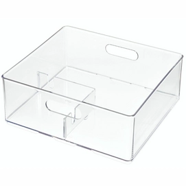 Boîte de Rangement pour Sèche-Cheveux Empilable iDesign The Home Edit Transparent (25,9 x 10,2 cm)