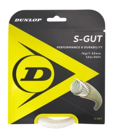Tennis String Dunlop S-GUT 16G White 1.32mm/12m