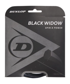 Cordage de Tennis Dunlop Black Widow 17G Noir 1,26mm/12m